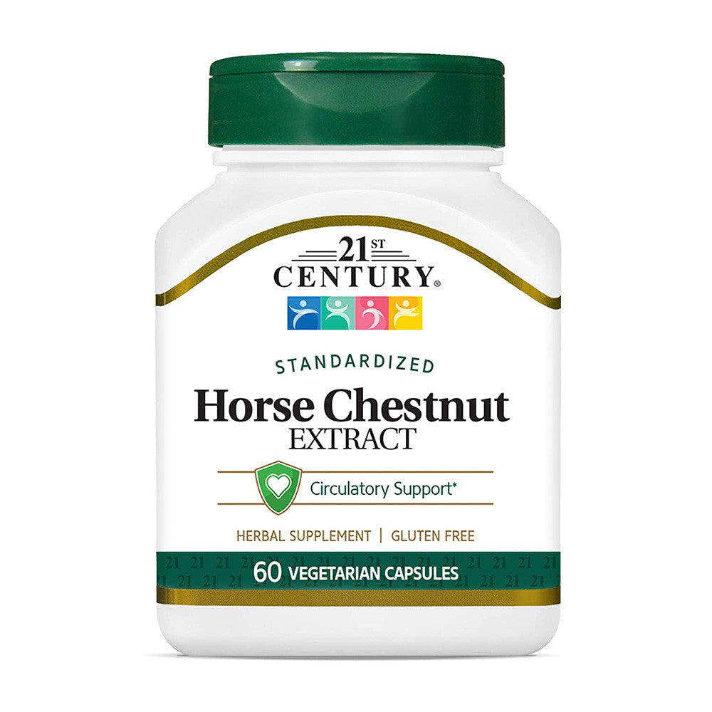 21st Century Standardized Horse Chestnut Extract Vegetarian Capsules, 60 Ea